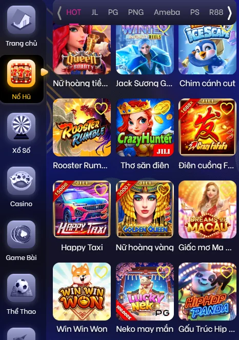Slot game Vi68 đa dạng tựa game hấp dẫn