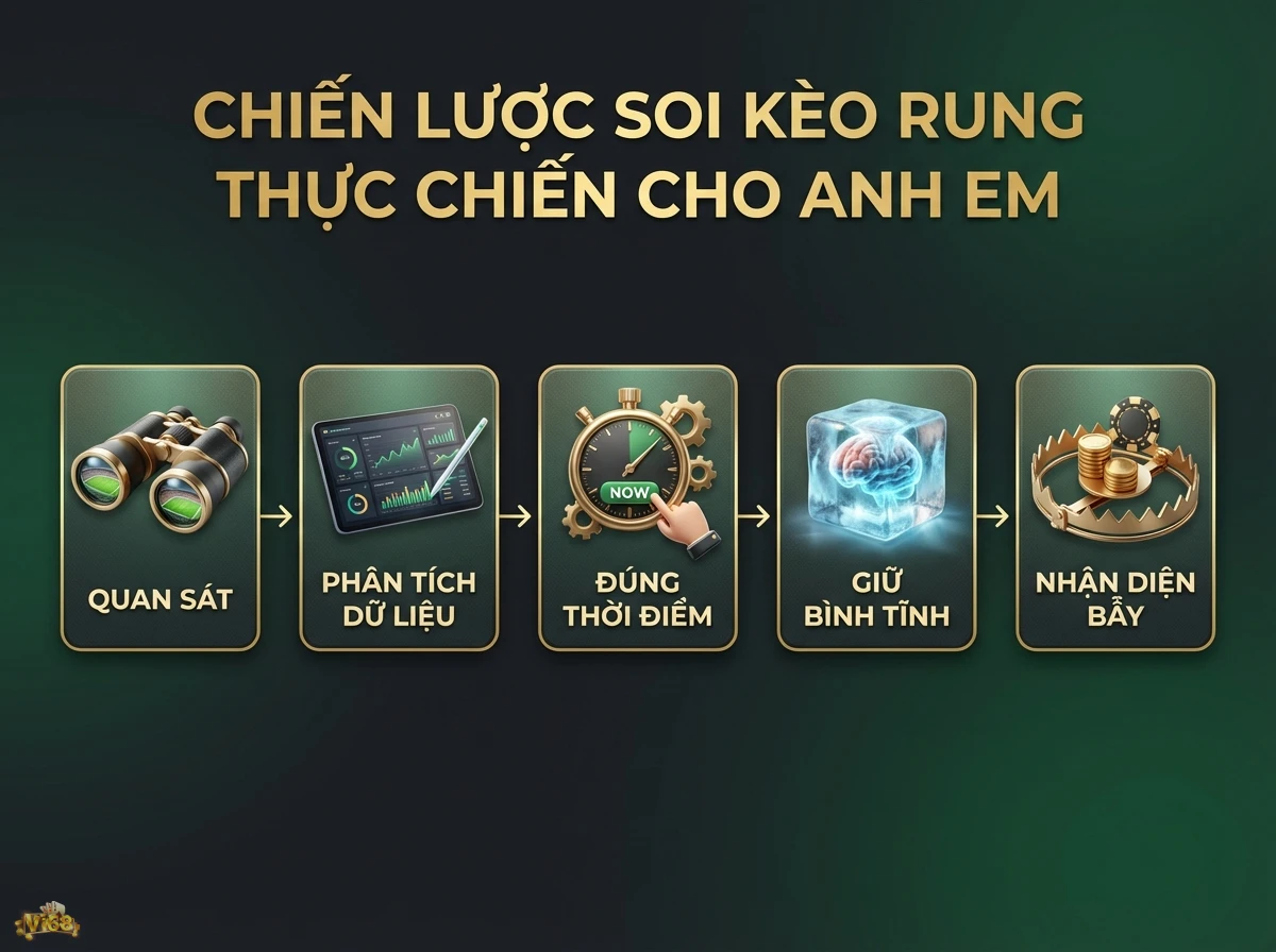 Chiến lược soi k&egrave;o rung để ph&acirc;n t&iacute;ch dữ liệu, giữ b&igrave;nh tĩnh v&agrave; nhận diện bẫy qua ống nh&ograve;m v&agrave; chip poker