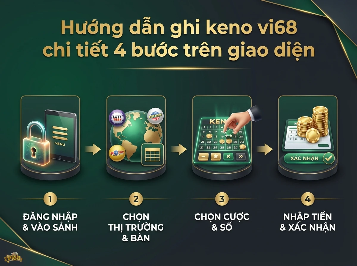 Hướng dẫn ghi keno giải th&iacute;ch c&aacute;c bước đặt cược Keno với tay đặt chip tr&ecirc;n lưới số v&agrave; đồng v&agrave;ng