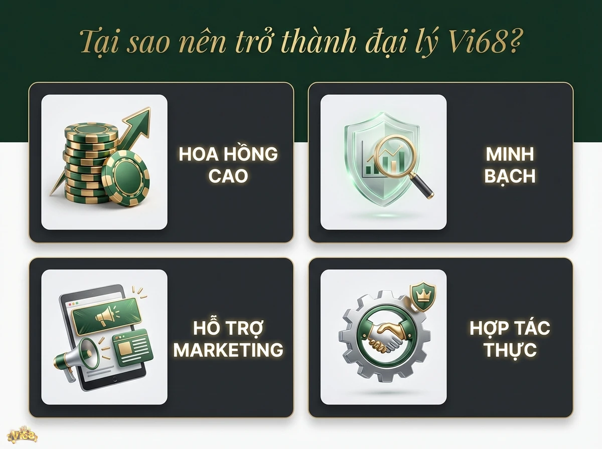 Lợi &iacute;ch khi l&agrave;m đại l&yacute; t&oacute;m tắt c&aacute;c điểm mạnh về hoa hồng v&agrave; sự hỗ trợ qua chip poker, biểu tượng bắt tay