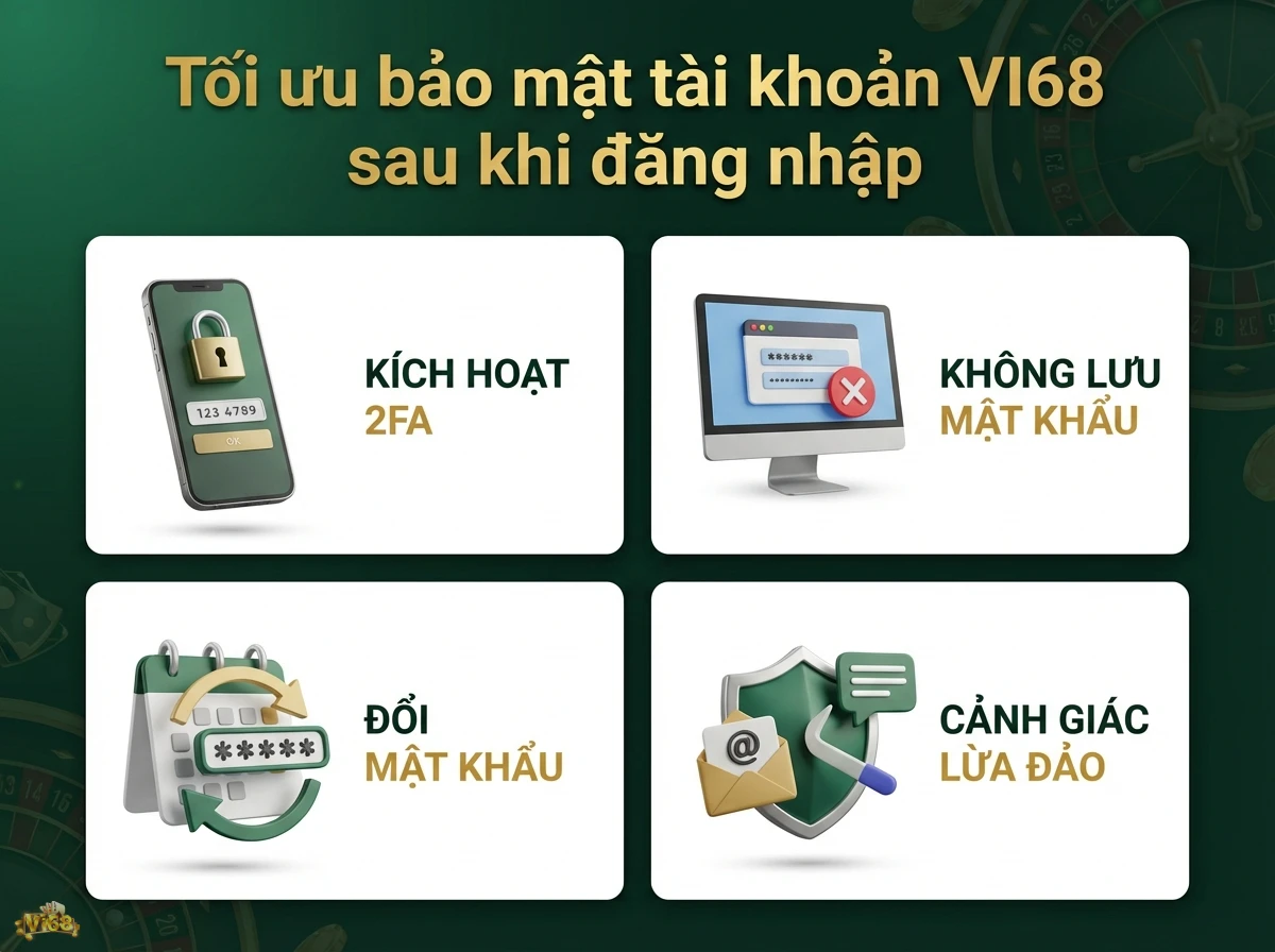 Tối ưu bảo mật t&agrave;i khoản hướng dẫn thực hiện c&aacute;c biện ph&aacute;p an to&agrave;n với biểu tượng kh&oacute;a v&agrave; khi&ecirc;n chắn