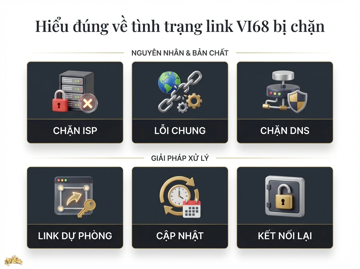 link bị chặn v&agrave; c&aacute;ch xử l&yacute; gi&uacute;p người d&ugrave;ng hiểu r&otilde; nguy&ecirc;n nh&acirc;n v&agrave; c&aacute;c giải ph&aacute;p khắc phục với c&aacute;c biểu tượng ổ kh&oacute;a v&agrave; mũi t&ecirc;n