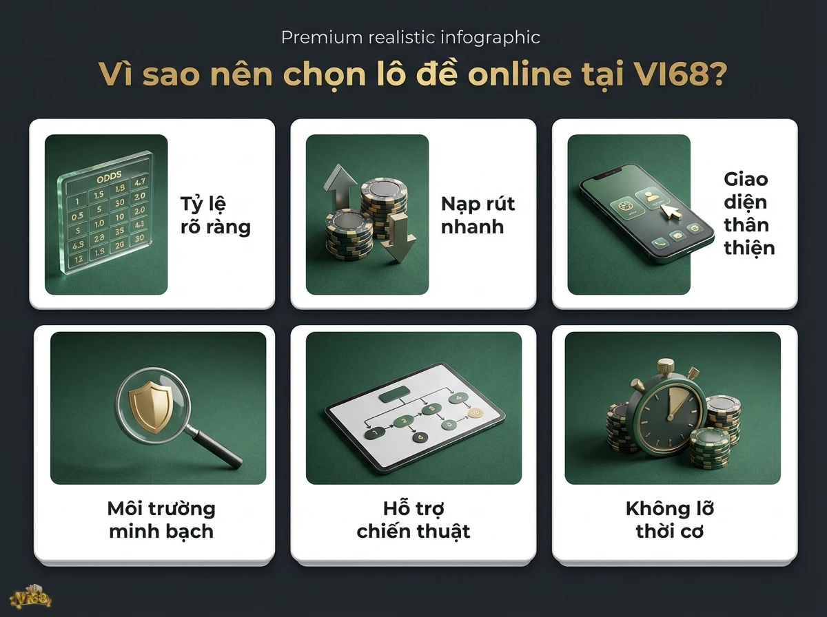 chọn l&ocirc; đề online thể hiện c&aacute;c yếu tố then chốt cho trải nghiệm c&aacute; cược trực tuyến, gồm bảng tỷ lệ v&agrave; chip poker