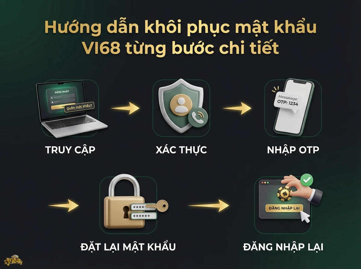 Khôi phục mật khẩu: minh họa cách đặt lại mật khẩu an toàn với tin nhắn OTP, ổ khóa và chìa khóa