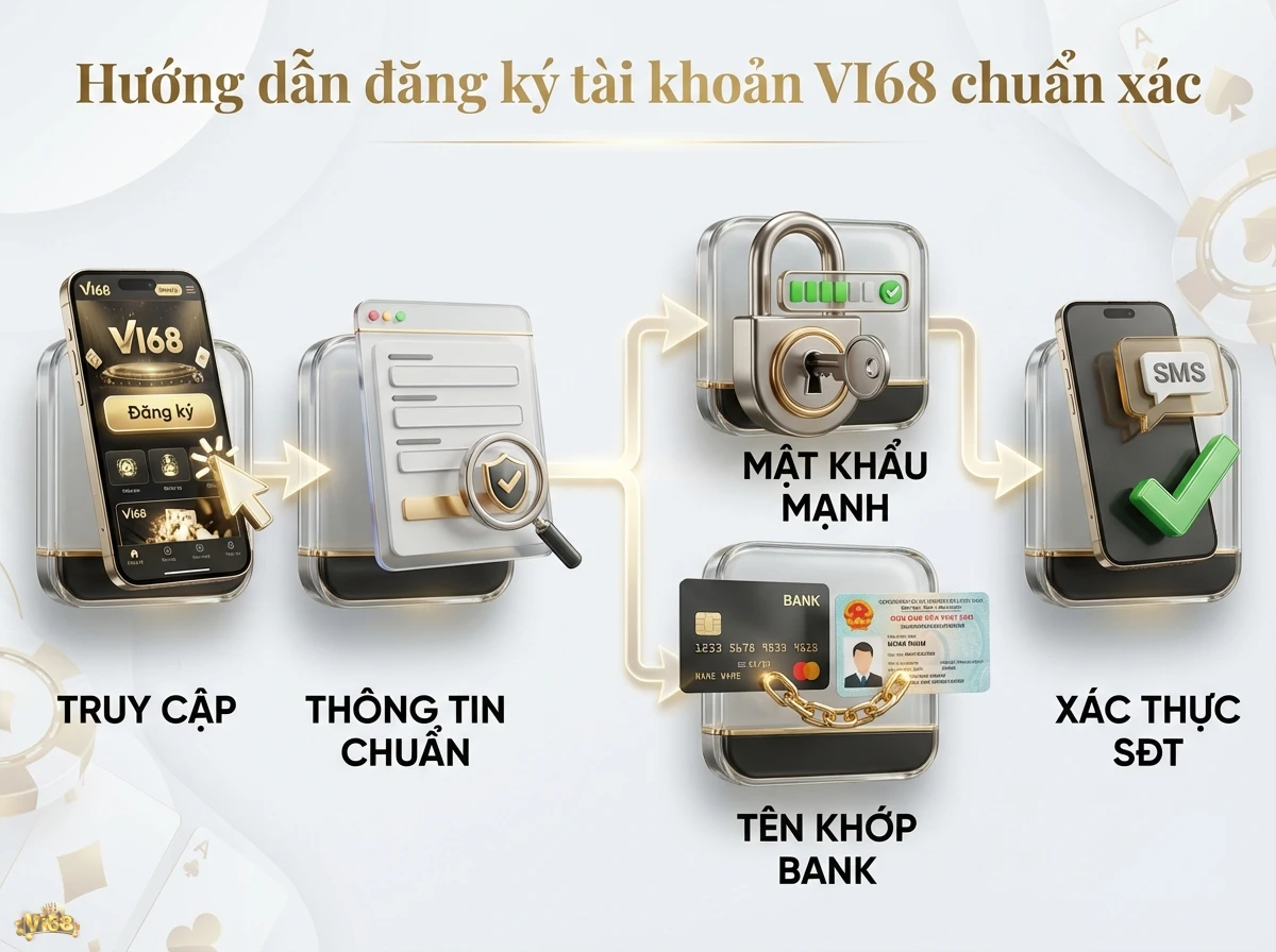 Hướng dẫn đăng ký tài khoản, đảm bảo thông tin chính xác và an toàn giao dịch với điện thoại và khóa bảo mật