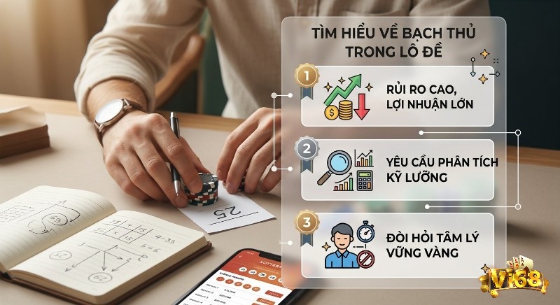 Tổng quan 3 đặc điểm cần biết khi tìm hiểu về bạch thủ là gì trong lô đề: rủi ro cao, phân tích kỹ lưỡng và tâm lý vững vàng
