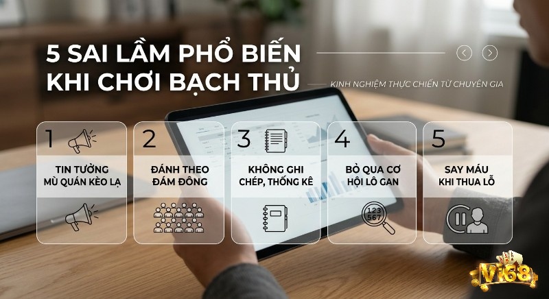 Tổng hợp 5 sai lầm phổ biến người chơi bạch thủ là gì thường mắc phải theo kinh nghiệm thực chiến từ chuyên gia