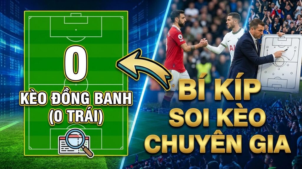 Kèo đồng banh là gì? Giải mã kèo 0 trái và bí kíp soi kèo chuẩn