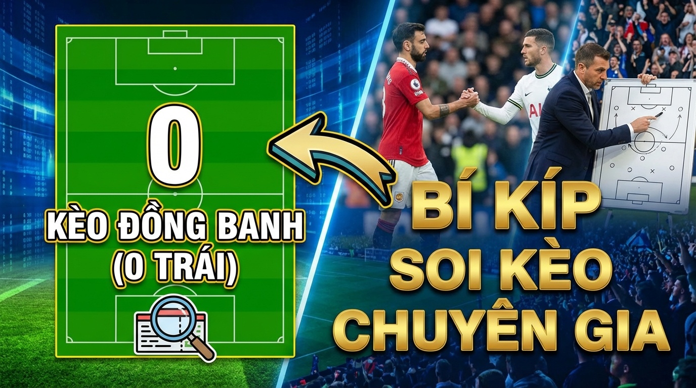 Kèo đồng banh là gì? Giải mã kèo 0 trái và bí kíp soi kèo chuẩn