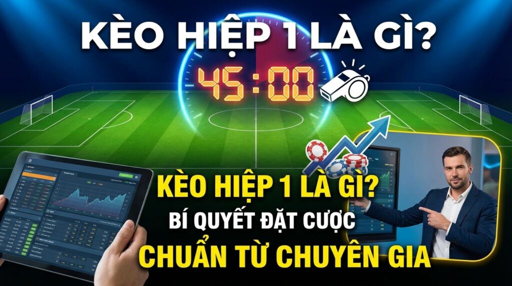 Kèo hiệp 1 là gì? Bí quyết đặt cược H1 chuẩn xác từ chuyên gia