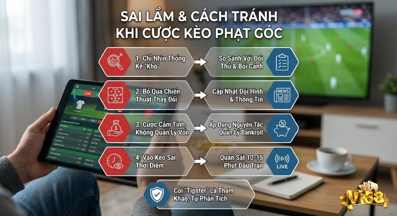 Checklist các sai lầm thường gặp và chiến lược tránh rủi ro khi, cược kèo phạt góc là gì, hướng dẫn quản lý vốn và phân tích trận đấu kỹ lưỡng