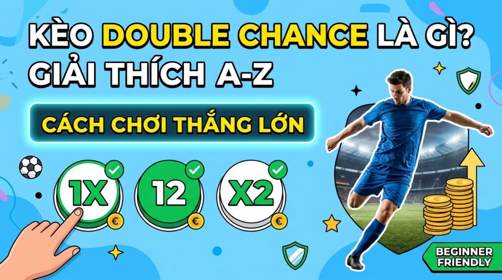 Kèo Double Chance là gì? Giải thích A-Z, cách chơi thắng lớn