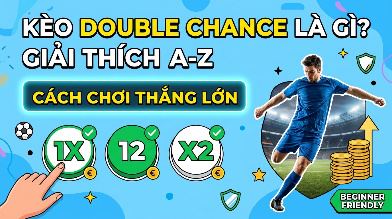 Kèo Double Chance là gì? Giải thích A-Z, cách chơi thắng lớn