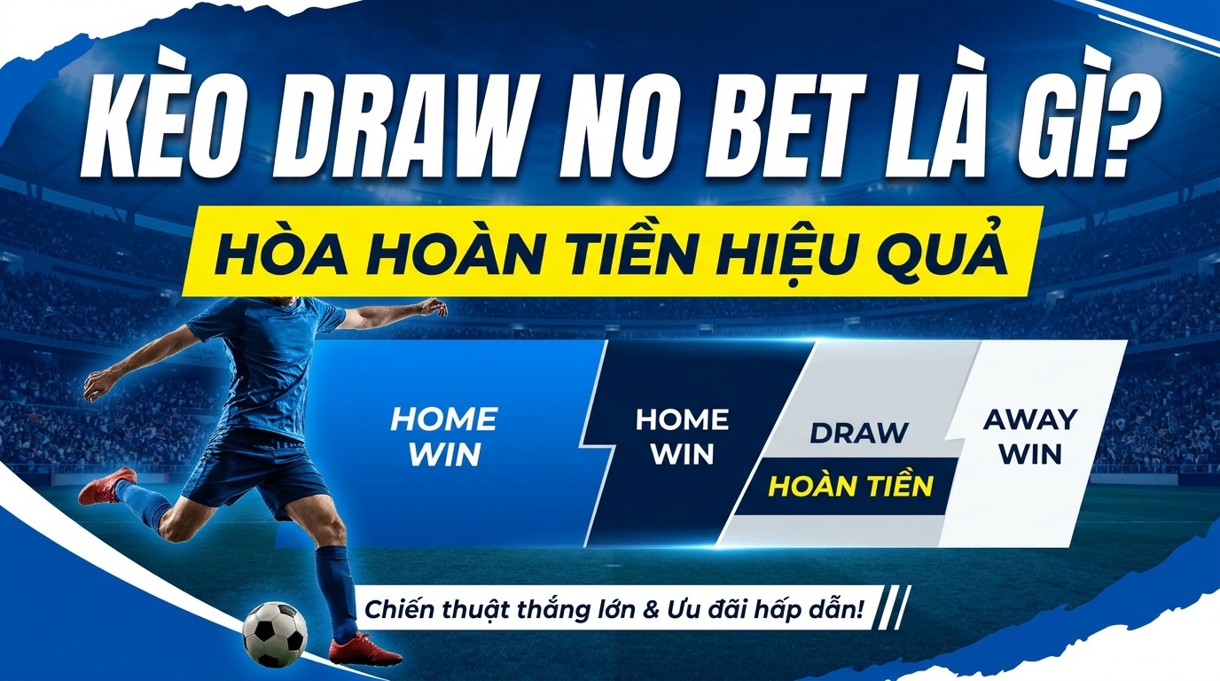 Kèo Draw No Bet là gì? Hướng dẫn chơi DNB hiệu quả