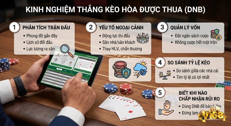 Checklist 5 bước kinh nghiệm thắng kèo hòa được thua là gì giúp phân tích trận đấu, quản lý vốn và so sánh tỷ lệ kèo để giảm rủi ro