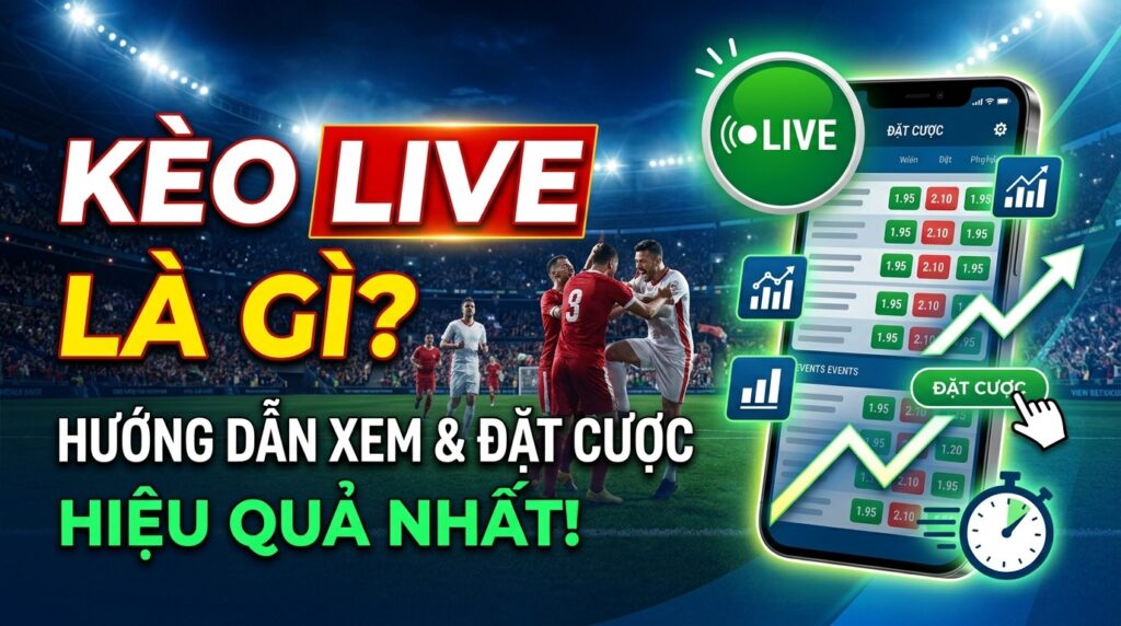 Kèo live là gì? Hướng dẫn cách đặt kèo bóng đá hiệu quả nhất