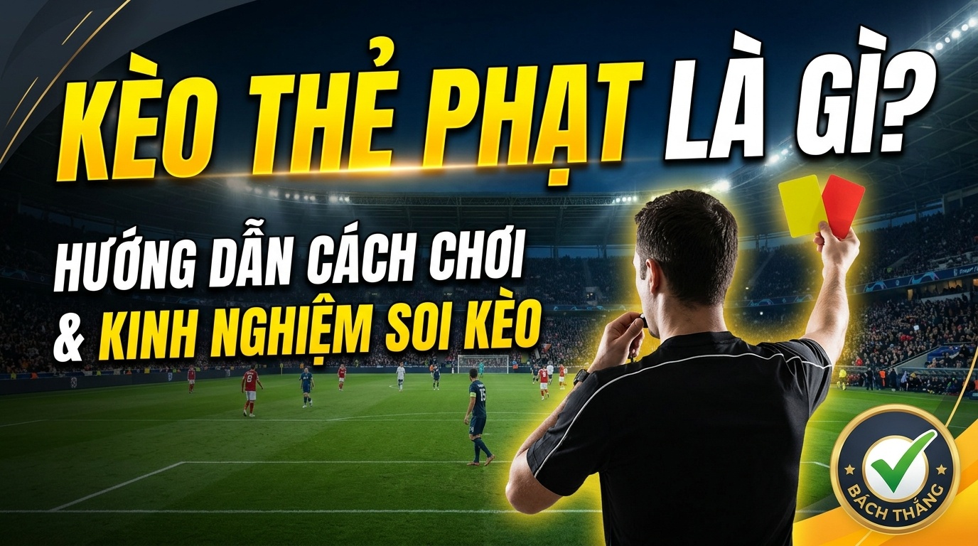 Kèo thẻ phạt là gì? Kinh nghiệm soi kèo bách thắng