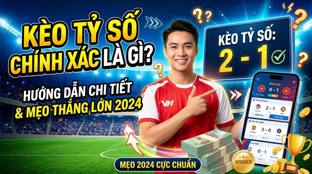 Kèo tỷ số chính xác là gì: Hướng dẫn chi tiết, mẹo thắng lớn