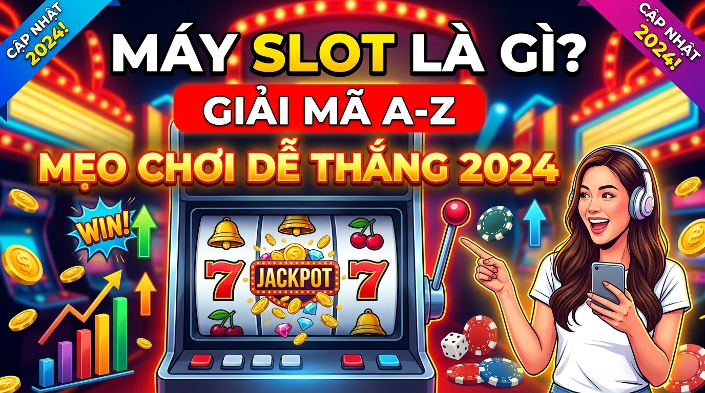 Máy Slot là gì? Giải mã chi tiết A-Z và mẹo chơi slot dễ thắng