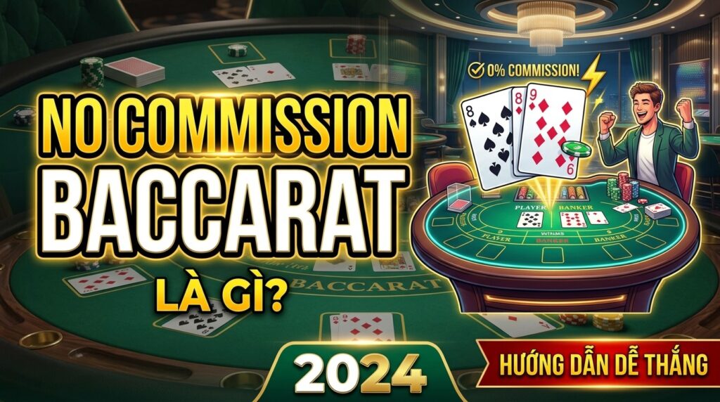 No Commission Baccarat là gì? Hướng dẫn cách chơi dễ thắng
