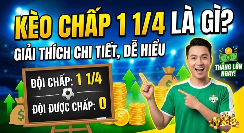 Kèo chấp 1 1/4 là gì? Giải thích chi tiết và cách hiểu đúng