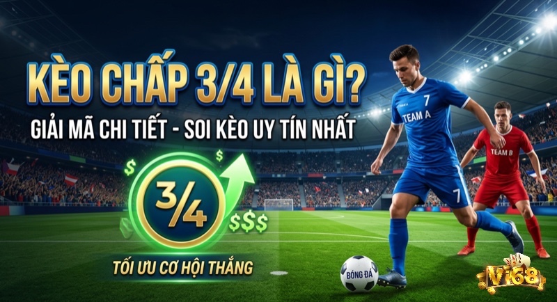 Kèo chấp 3/4 là gì? Cách đọc kèo 0.75 chuẩn xác và dễ hiểu