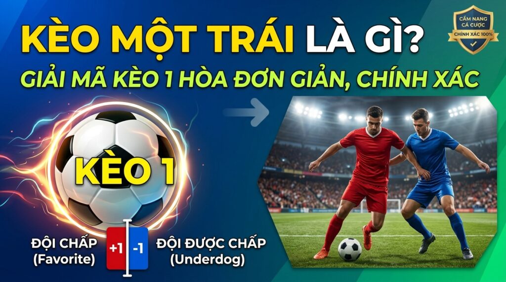 Kèo một trái là gì? Giải mã kèo 1 hòa đơn giản, chính xác